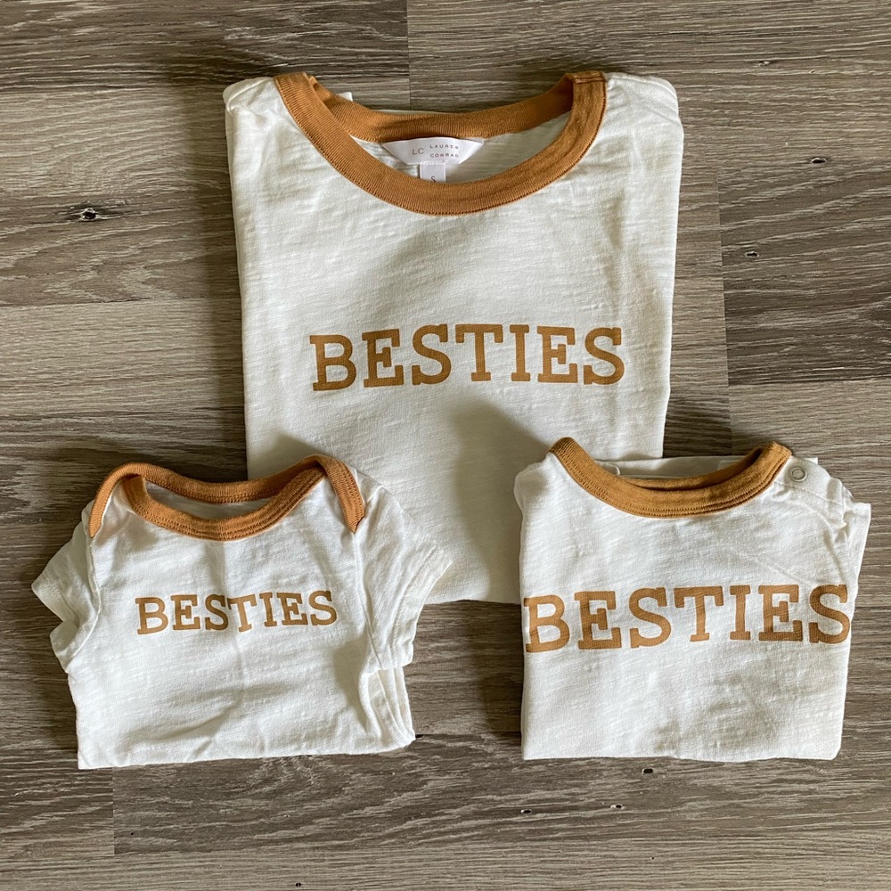 EUC • LC Little Co Besties Shirt Set